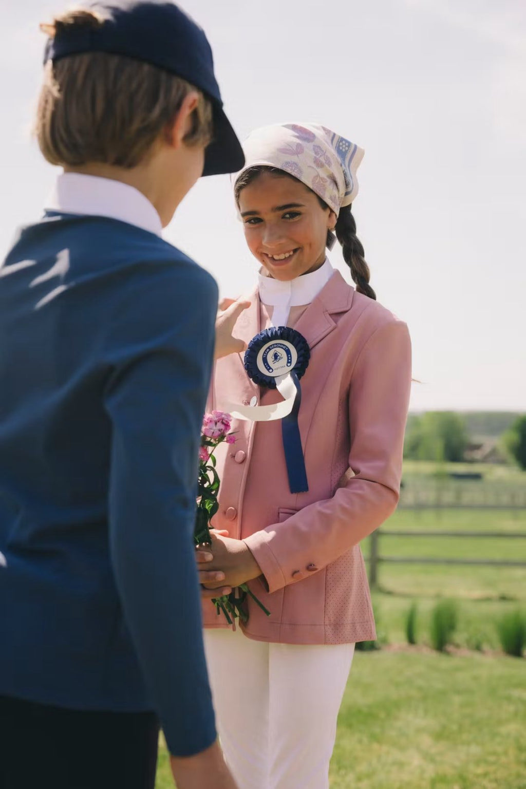Kentucky Osaka Kids Boy Show Shirt Long Sleeve - Løwenborg - Kentucky Horsewear