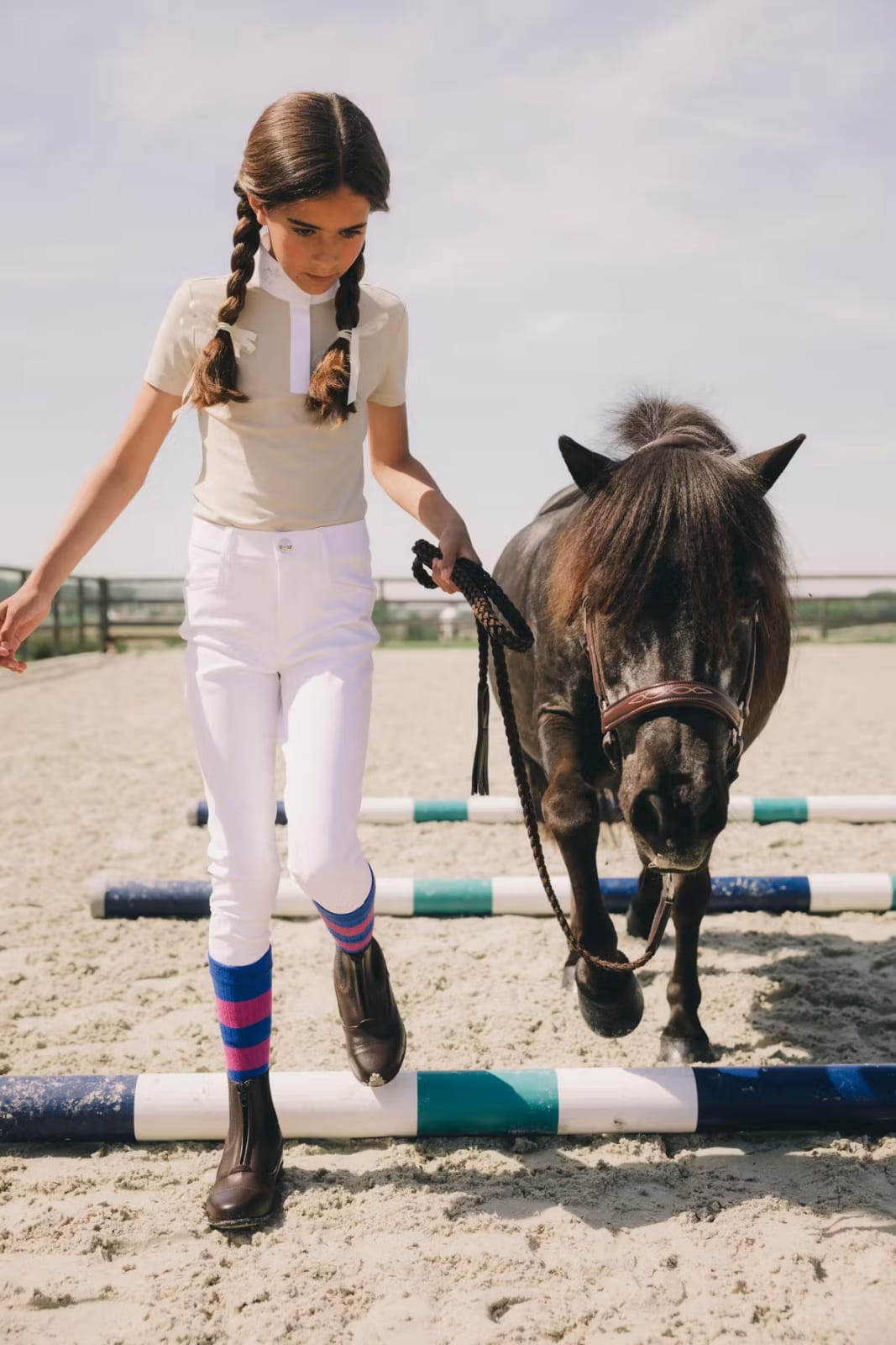 Kentucky Miami City Kids Girl Breeches Knee Grip