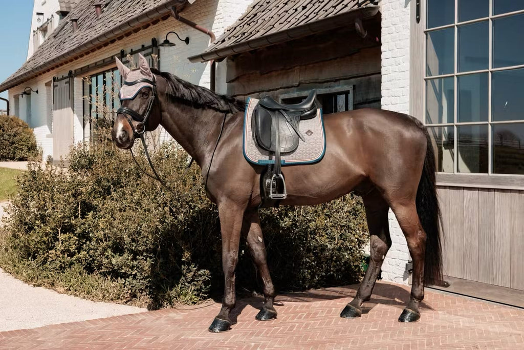 Kentucky Fly veil Wellington Pied de Poule - Løwenborg - Kentucky Horsewear