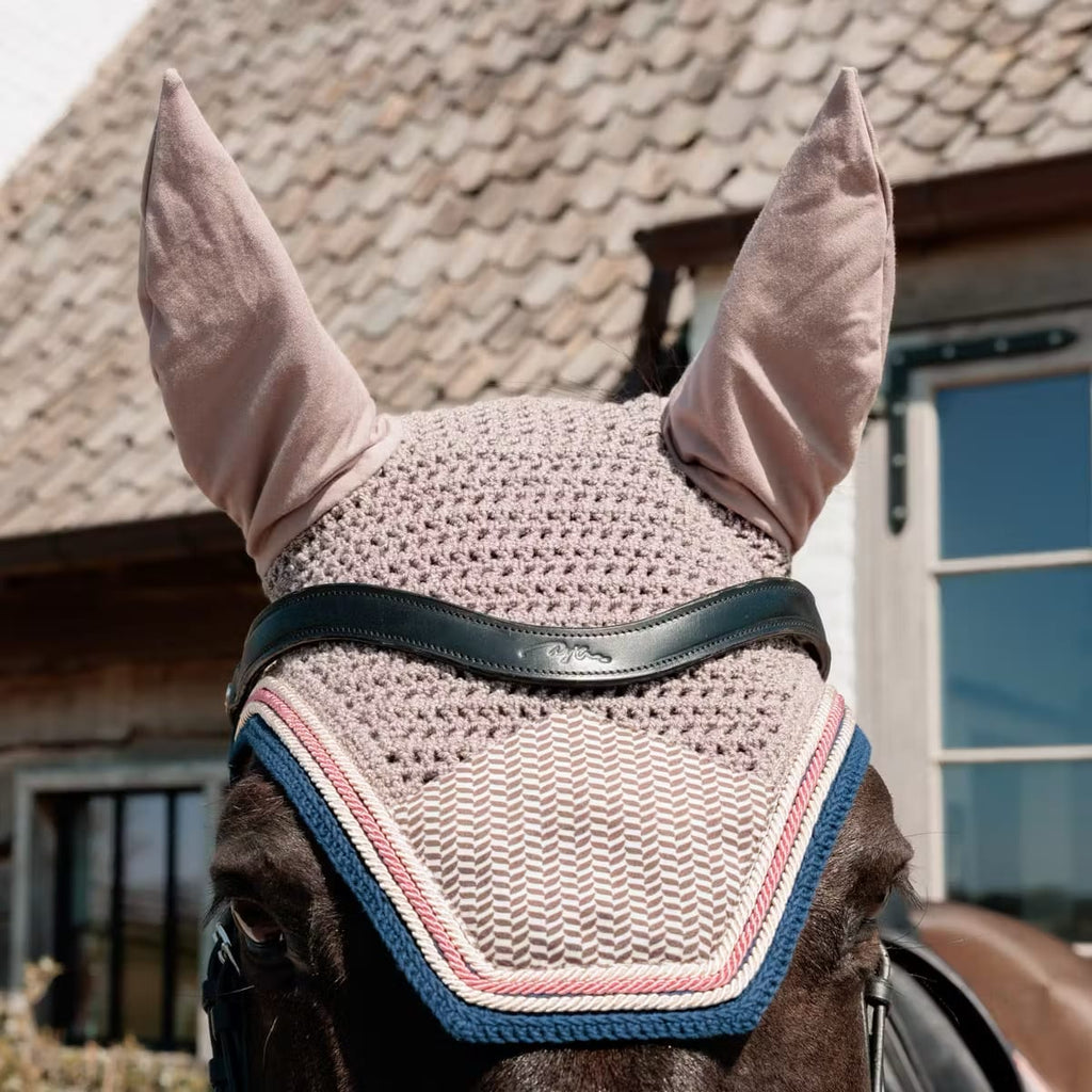 Kentucky Fly veil Wellington Pied de Poule - Løwenborg - Kentucky Horsewear