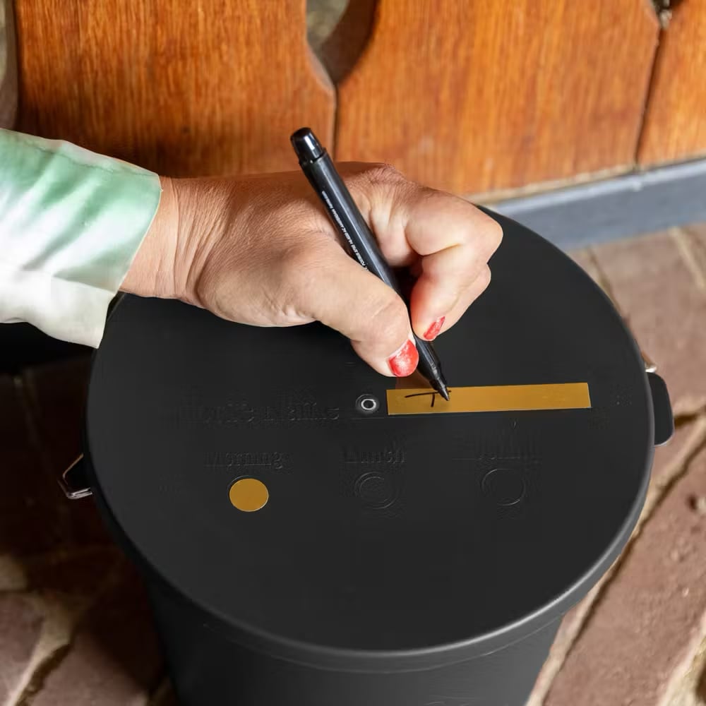 Grooming Deluxe Bucket with Lid -5L- Old Rose