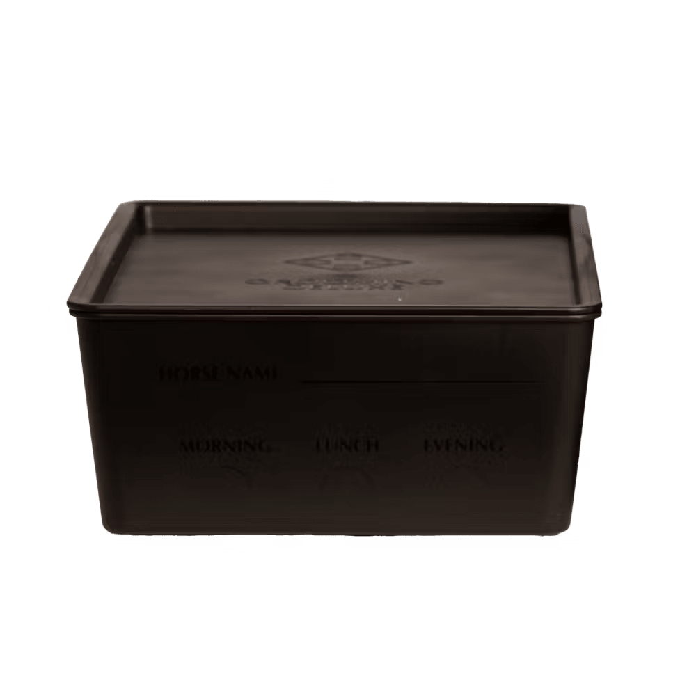Grooming Deluxe Horsefeed Box with Lid - Løwenborg - Grooming Deluxe