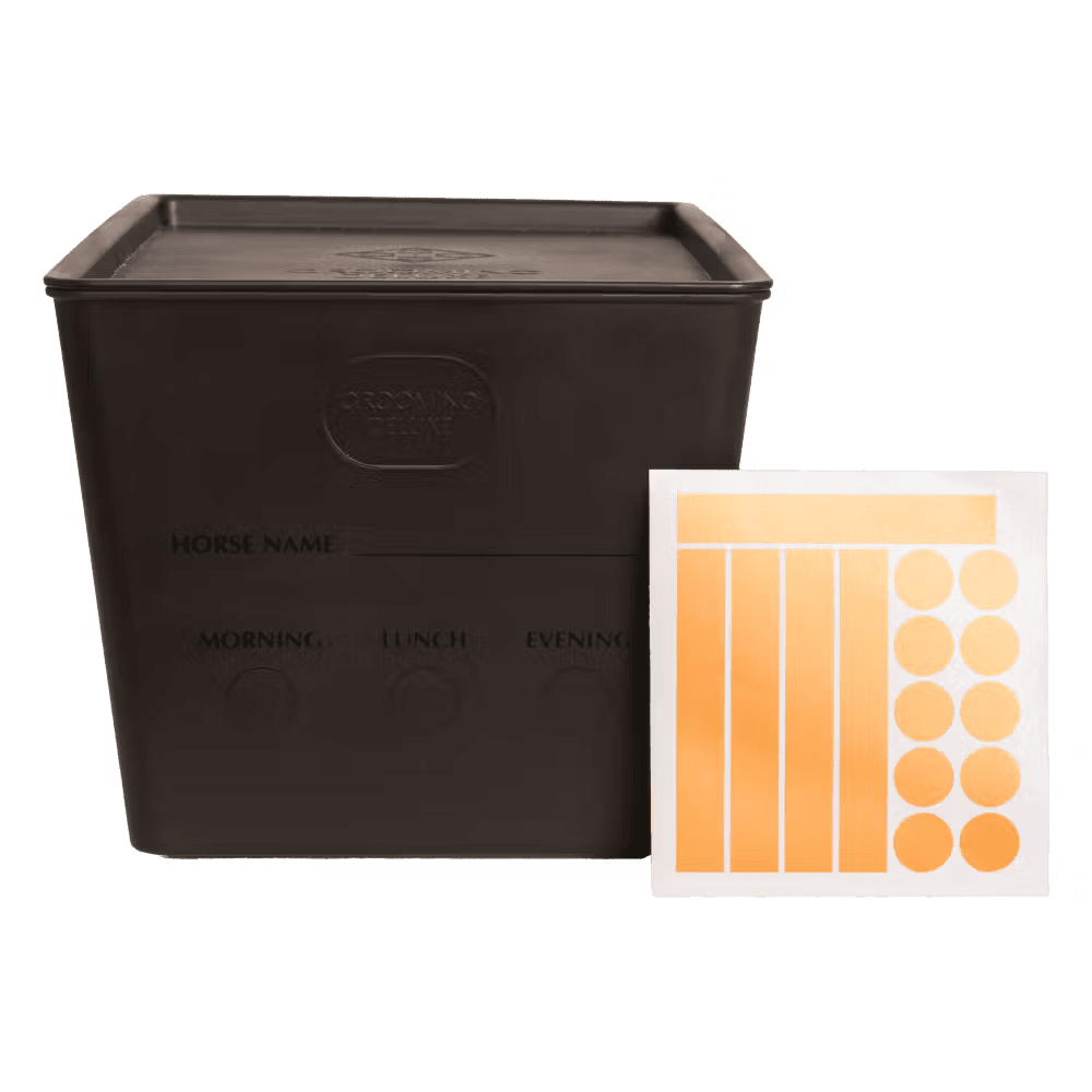 Grooming Deluxe Horsefeed Box with Lid - Løwenborg - Grooming Deluxe