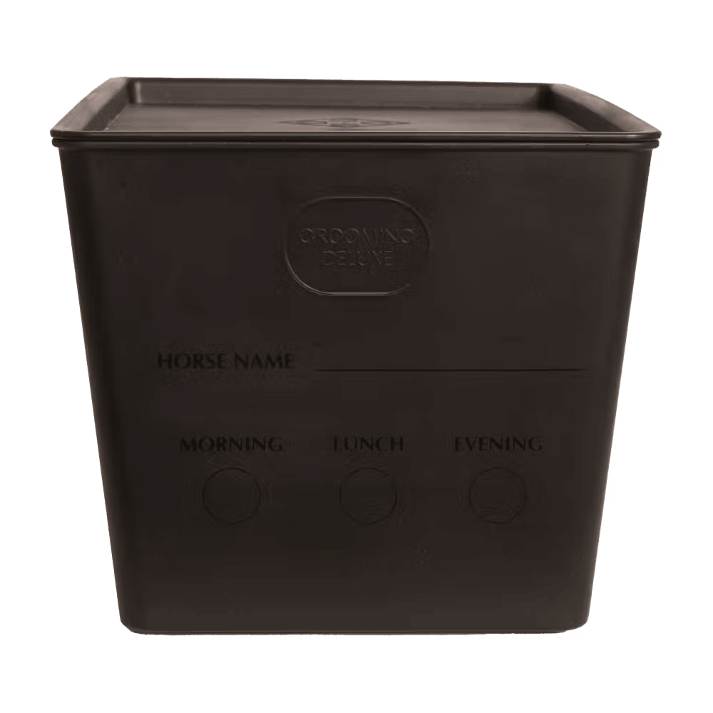 Grooming Deluxe Horsefeed Box with Lid - Løwenborg - Grooming Deluxe