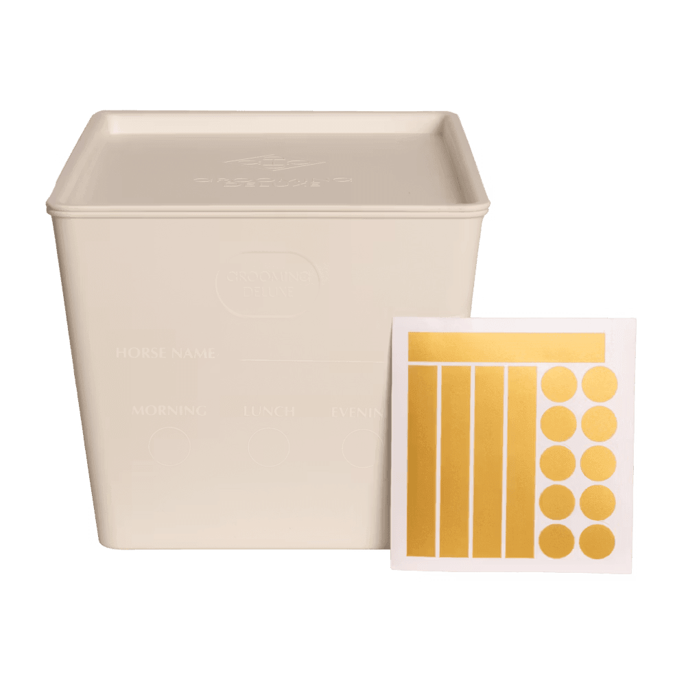 Grooming Deluxe Horsefeed Box with Lid - Løwenborg - Grooming Deluxe