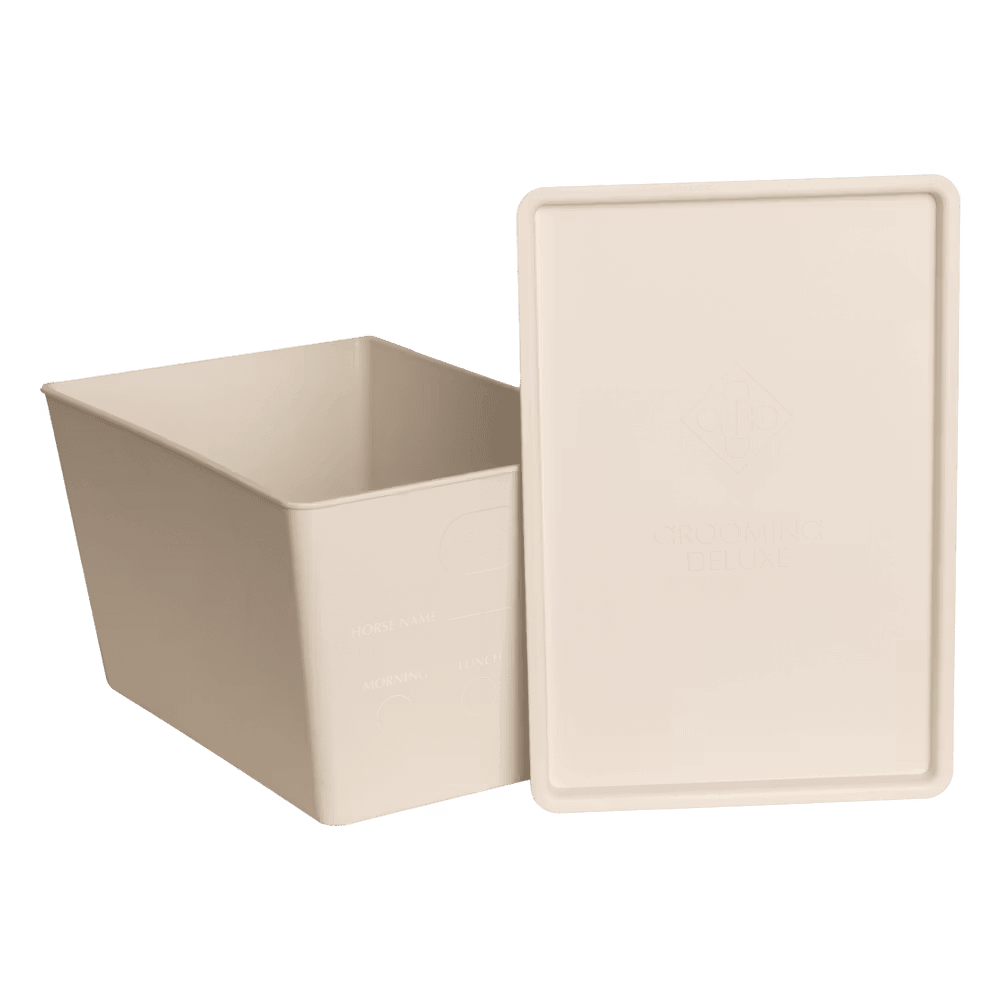 Grooming Deluxe Horsefeed Box with Lid - Løwenborg - Grooming Deluxe
