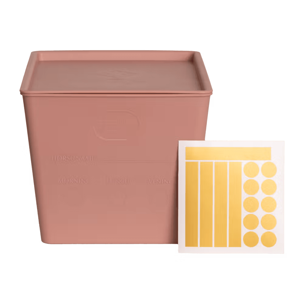 Grooming Deluxe Horsefeed Box with Lid - Løwenborg - Grooming Deluxe