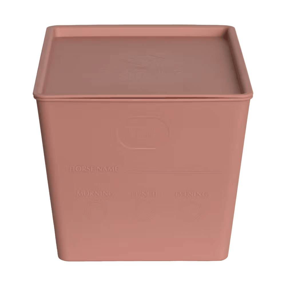 Grooming Deluxe Horsefeed Box with Lid - Løwenborg - Grooming Deluxe