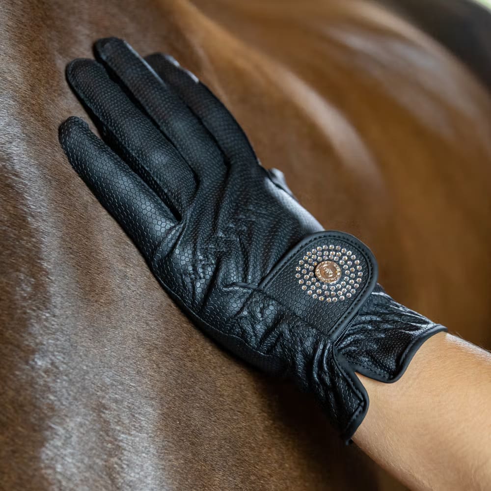 Kentucky Riding Gloves Grip Glitter - Løwenborg - Kentucky Horsewear