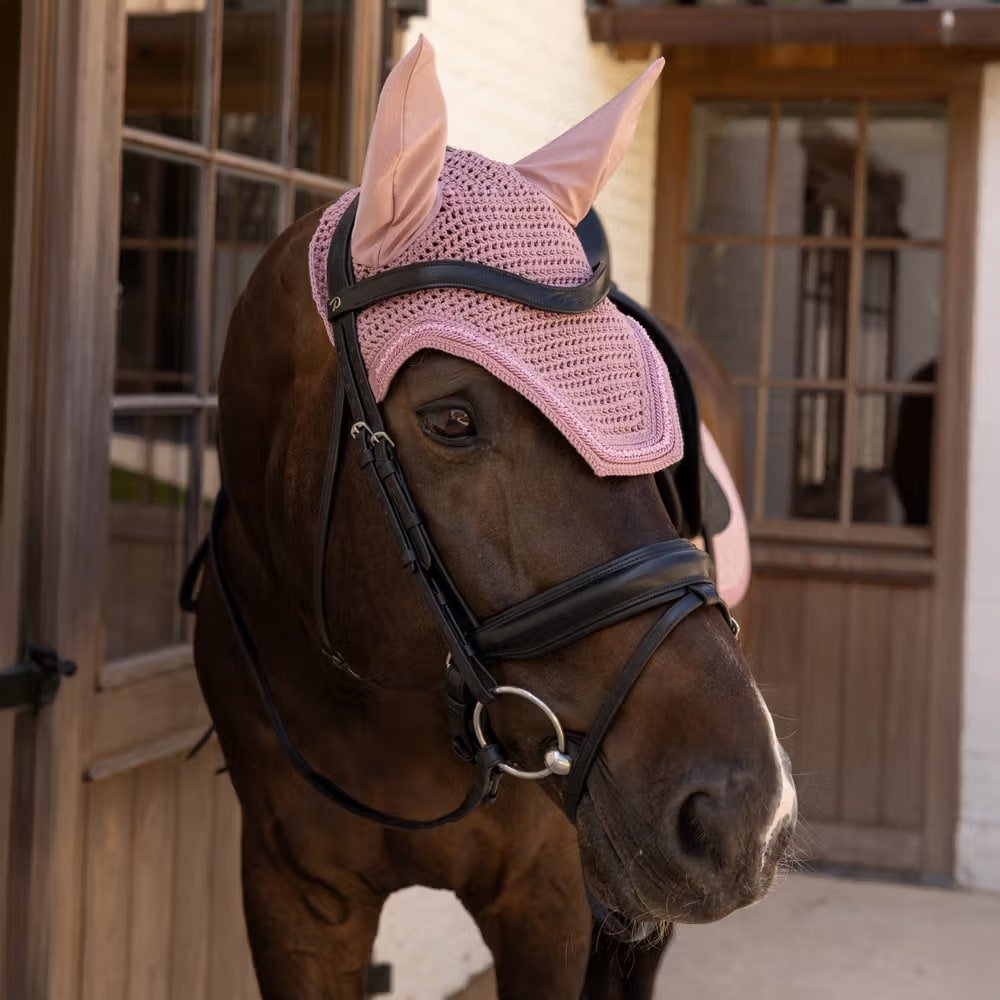 Kentucky Fly Veil Wellington Velvet Mini Pearls - Løwenborg - Kentucky Horsewear