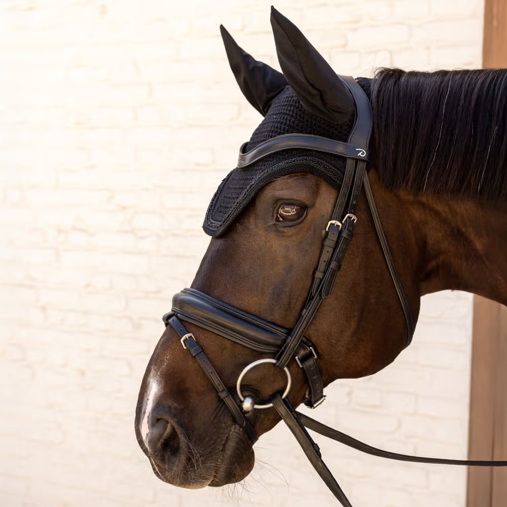 Kentucky Fly Veil Wellington Velvet Mini Pearls - Løwenborg - Kentucky Horsewear