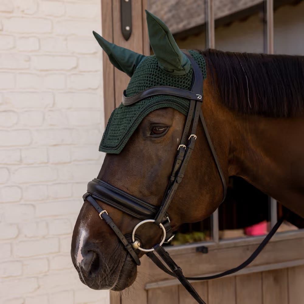 Kentucky Fly Veil Wellington Velvet Mini Pearls - Løwenborg - Kentucky Horsewear