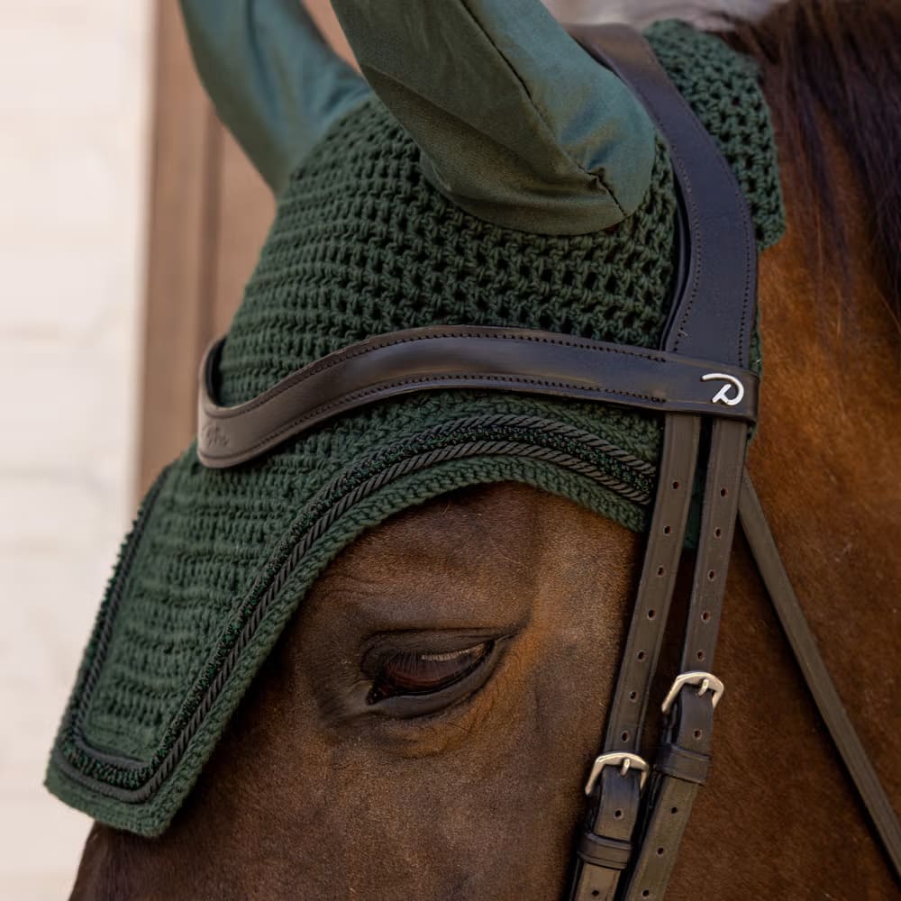 Kentucky Fly Veil Wellington Velvet Mini Pearls - Løwenborg - Kentucky Horsewear