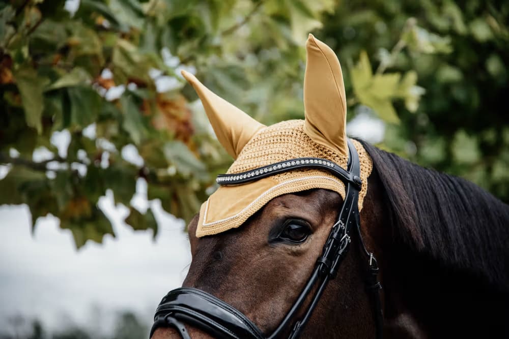 Kentucky Fly veil Wellington Velvet - Løwenborg - Kentucky Horsewear