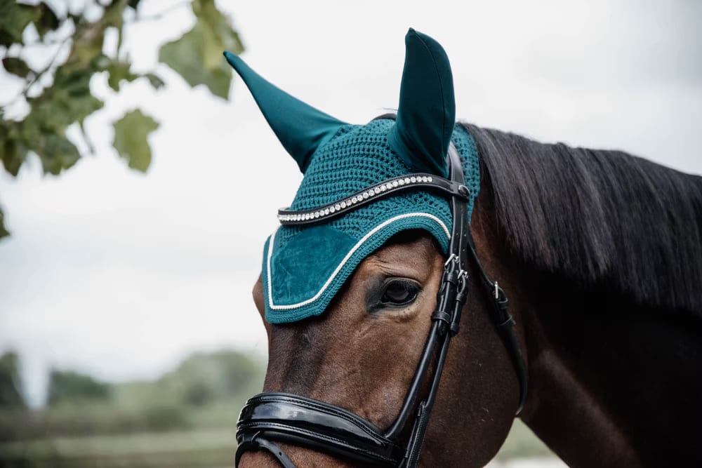 Kentucky Fly veil Wellington Velvet - Løwenborg - Kentucky Horsewear
