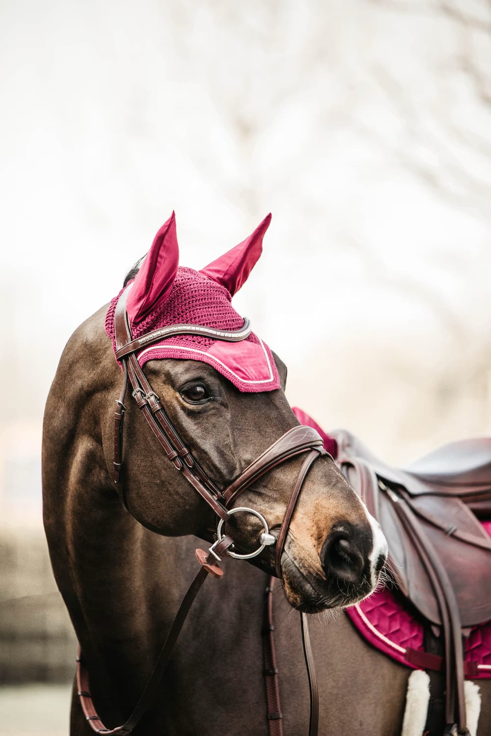 Kentucky Fly veil Wellington Velvet - Løwenborg - Kentucky Horsewear