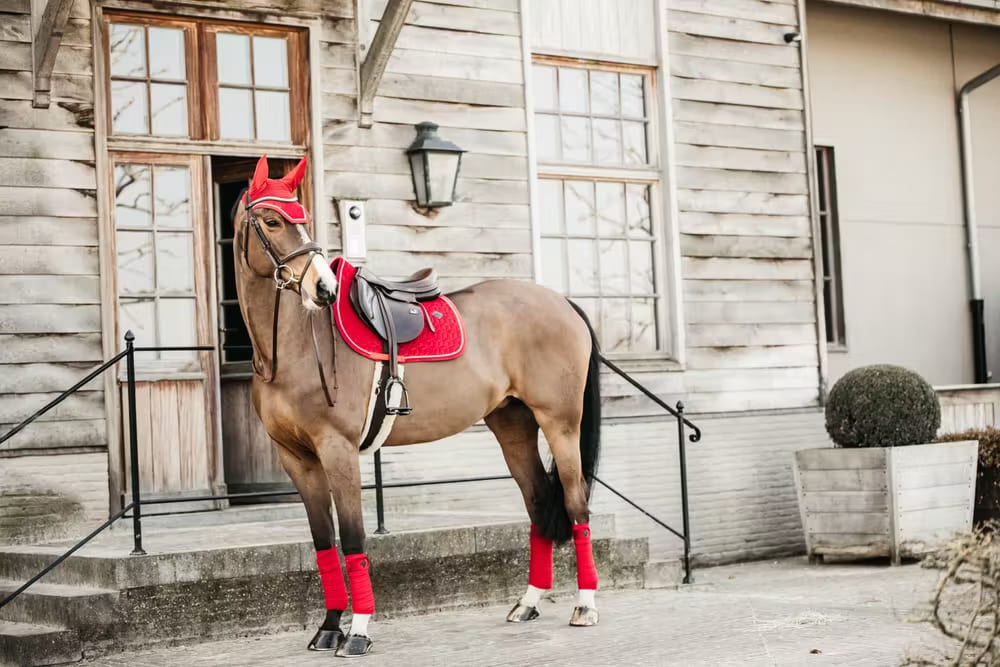 Kentucky Fly veil Wellington Velvet - Løwenborg - Kentucky Horsewear