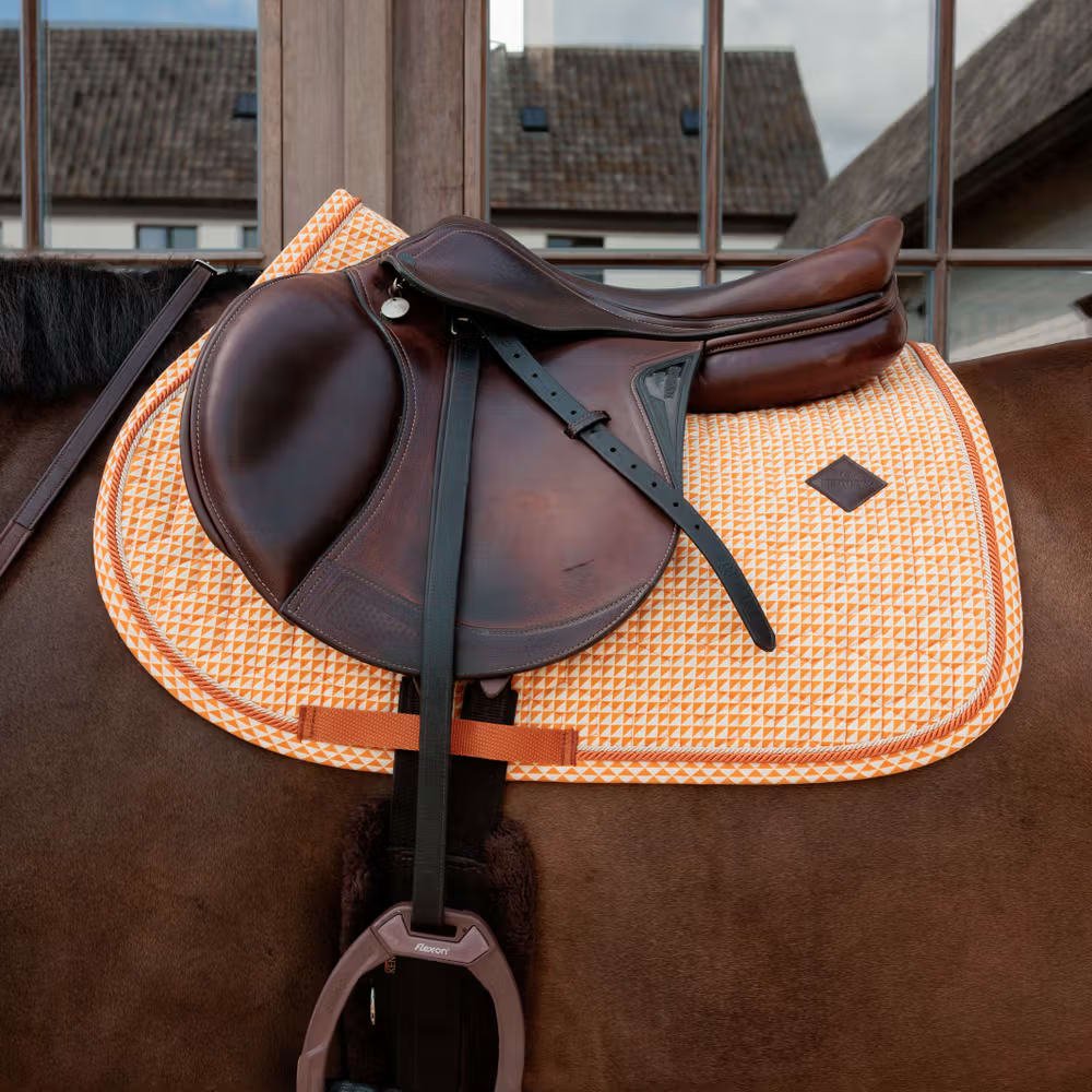 Kentucky Saddle Pad Velvet Printing Jumping - Løwenborg - Kentucky Horsewear