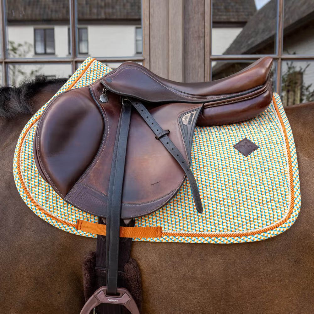 Kentucky Saddle Pad Velvet Printing Jumping - Løwenborg - Kentucky Horsewear