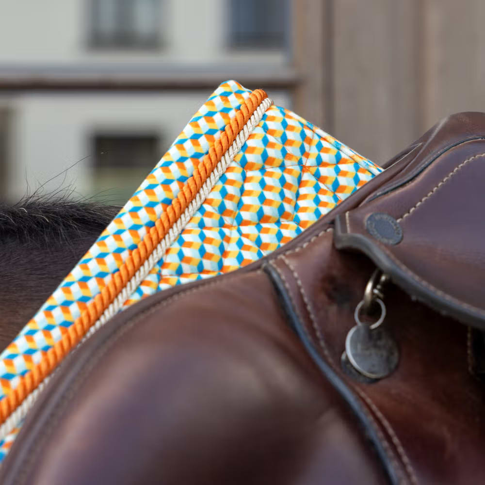 Kentucky Saddle Pad Velvet Printing Jumping - Løwenborg - Kentucky Horsewear