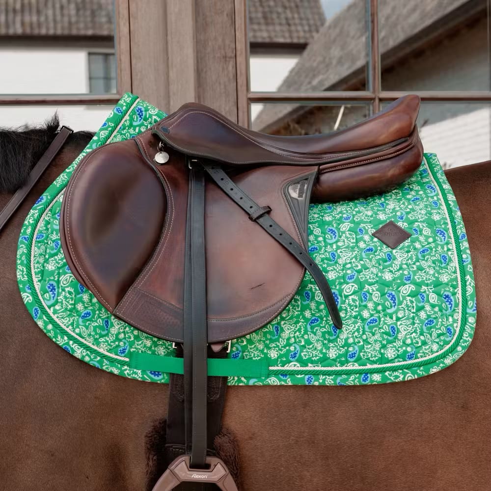 Kentucky Saddle Pad Velvet Printing Jumping - Løwenborg - Kentucky Horsewear