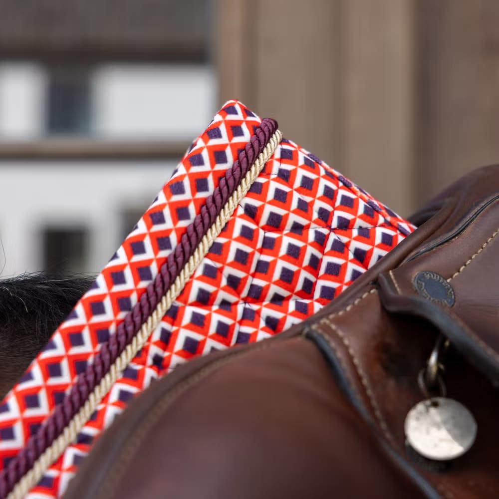Kentucky Saddle Pad Velvet Printing Jumping - Løwenborg - Kentucky Horsewear