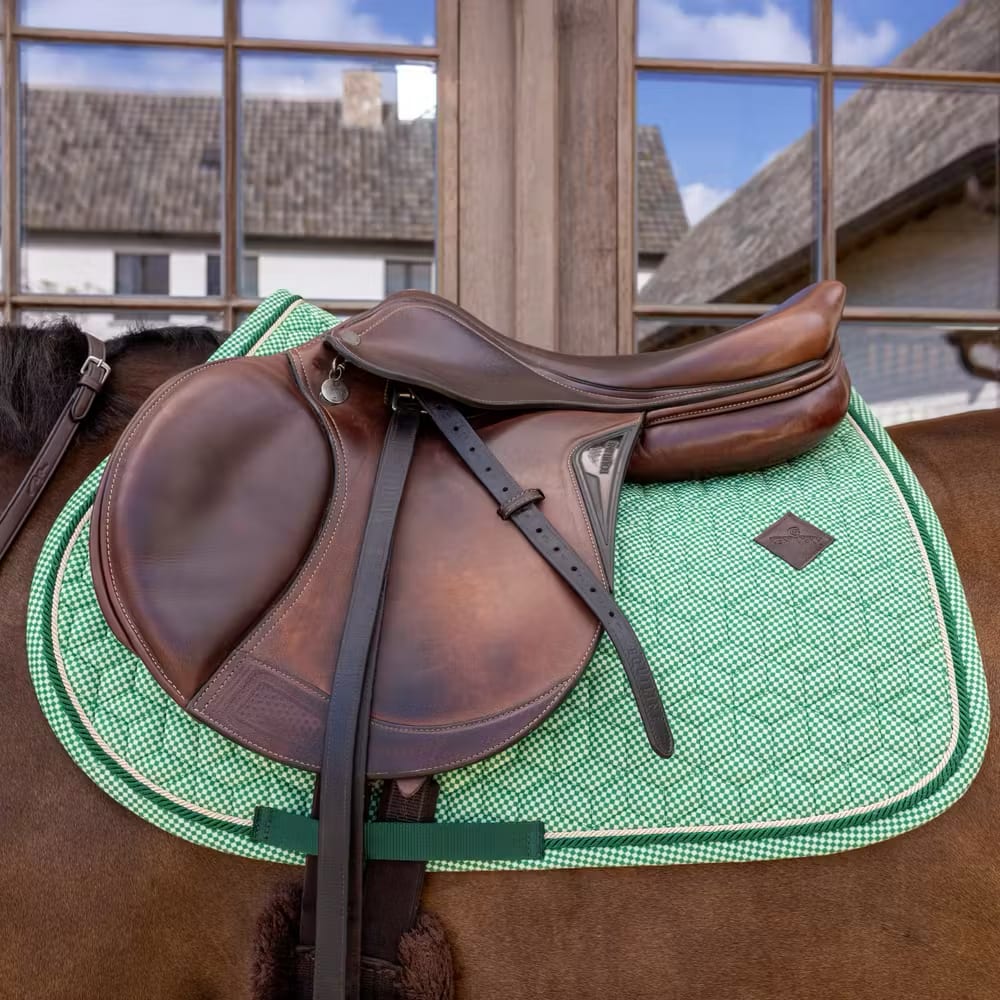 Kentucky Saddle Pad Velvet Printing Jumping - Løwenborg - Kentucky Horsewear