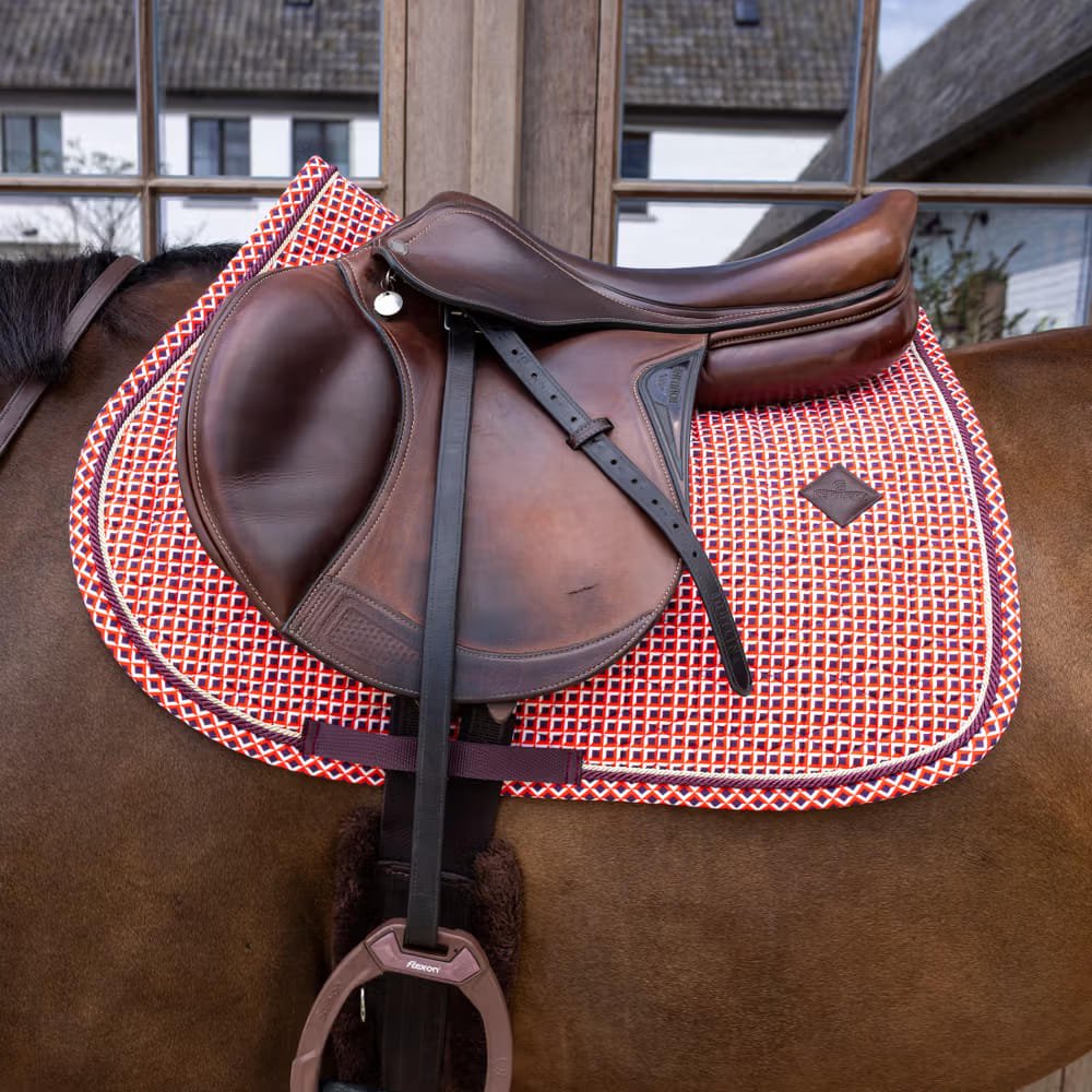 Kentucky Saddle Pad Velvet Printing Jumping - Løwenborg - Kentucky Horsewear
