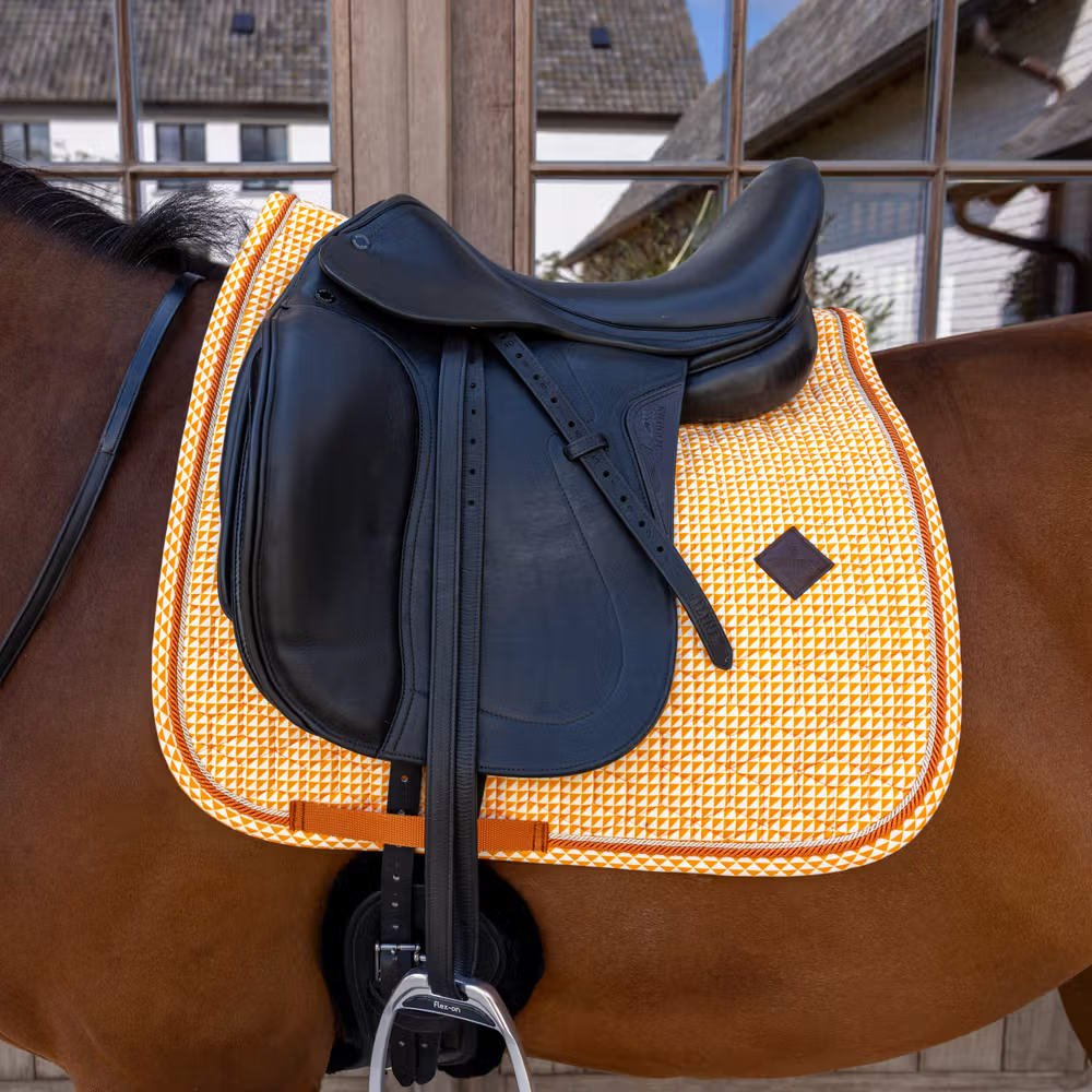 Kentucky Saddle Pad Velvet Printing Dressage - Løwenborg - Kentucky Horsewear