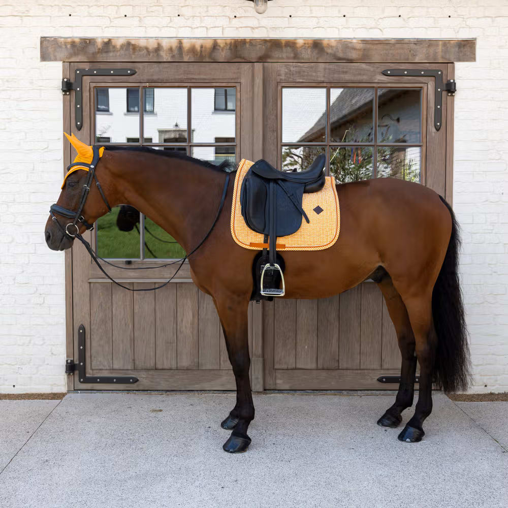 Kentucky Saddle Pad Velvet Printing Dressage - Løwenborg - Kentucky Horsewear