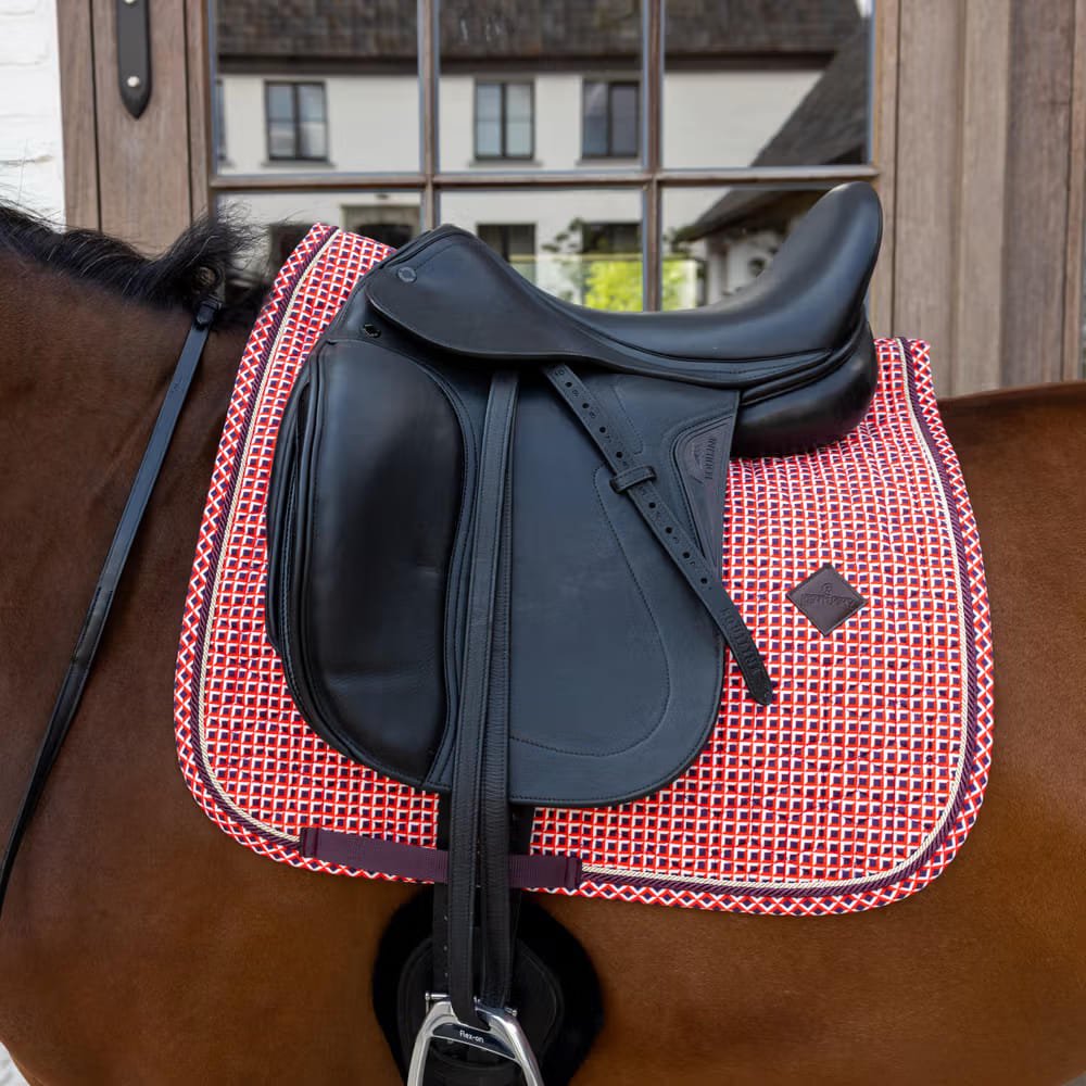 Kentucky Saddle Pad Velvet Printing Dressage - Løwenborg - Kentucky Horsewear