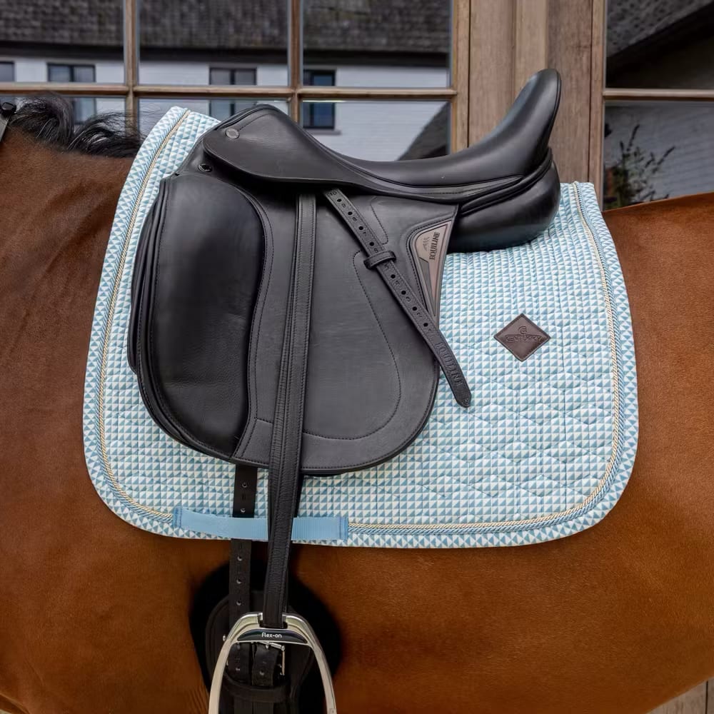Kentucky Saddle Pad Velvet Printing Dressage - Løwenborg - Kentucky Horsewear