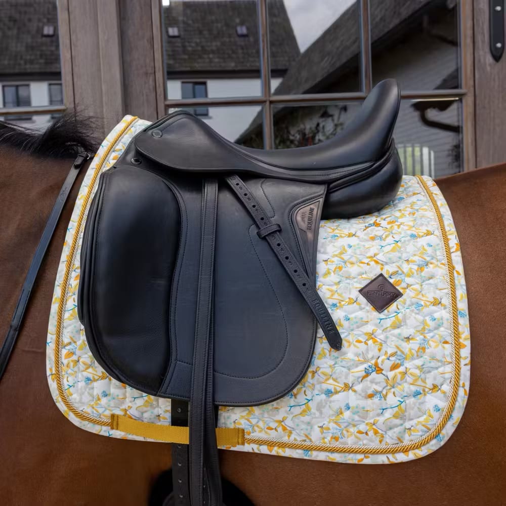 Kentucky Saddle Pad Velvet Printing Dressage - Løwenborg - Kentucky Horsewear