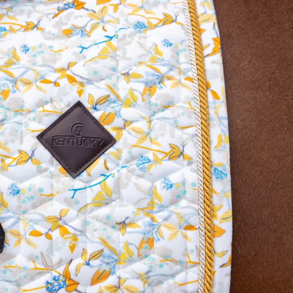 Kentucky Saddle Pad Velvet Printing Dressage - Løwenborg - Kentucky Horsewear