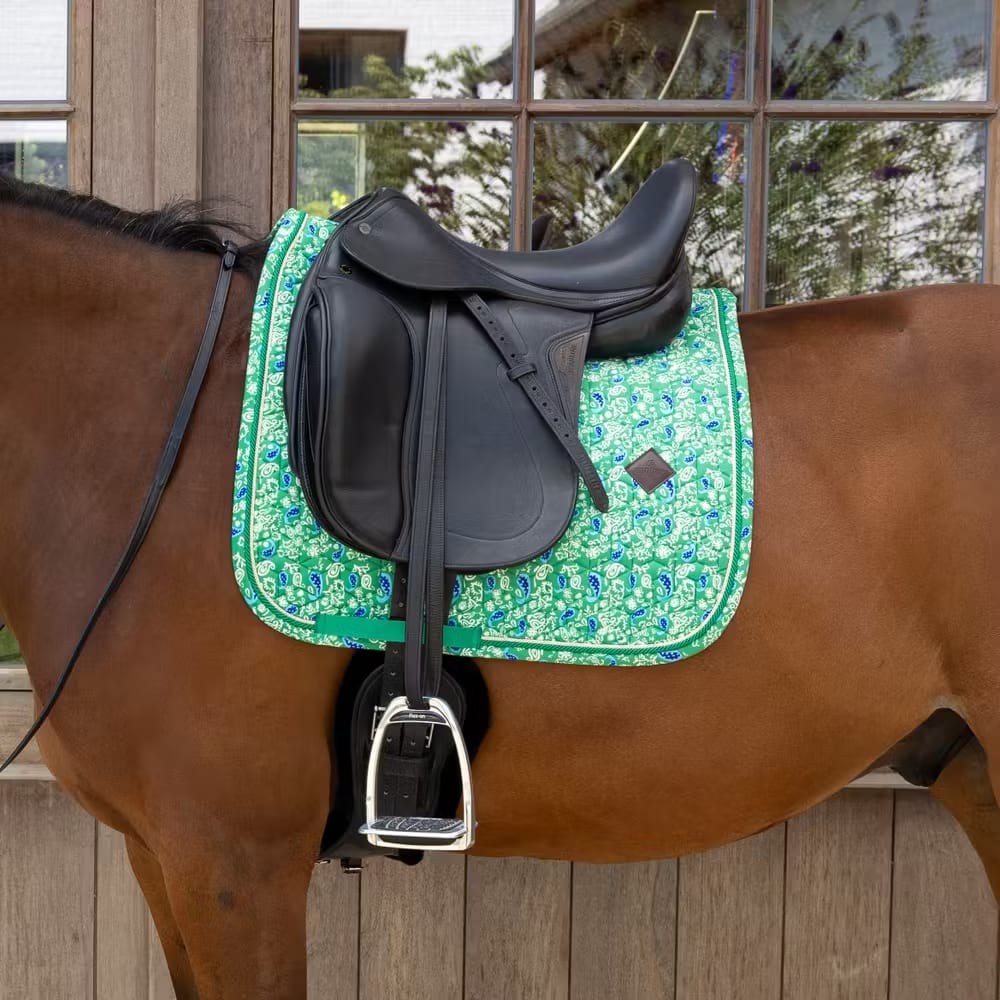 Kentucky Saddle Pad Velvet Printing Dressage - Løwenborg - Kentucky Horsewear