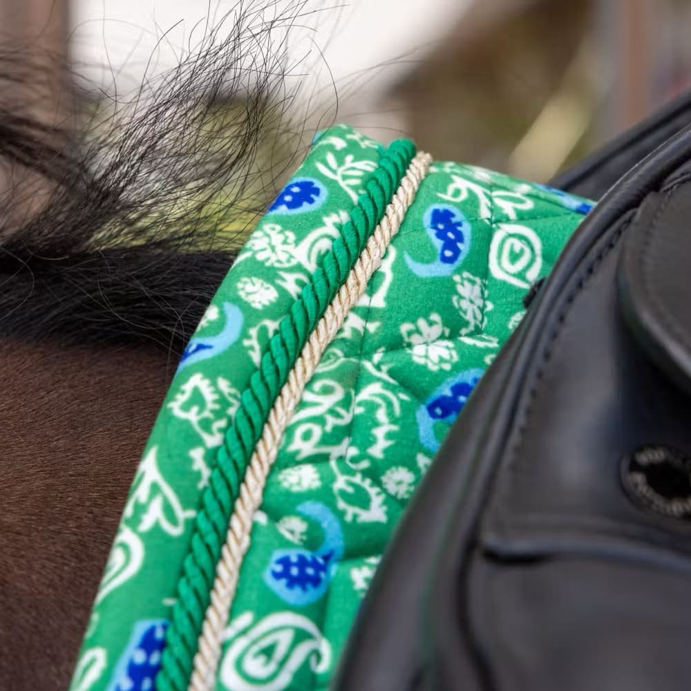 Kentucky Saddle Pad Velvet Printing Dressage - Løwenborg - Kentucky Horsewear