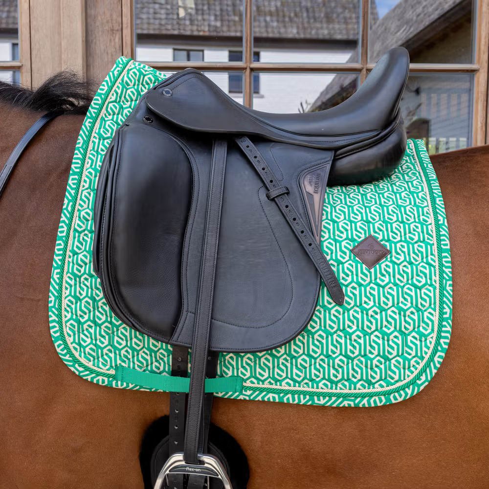 Kentucky Saddle Pad Velvet Printing Dressage - Løwenborg - Kentucky Horsewear
