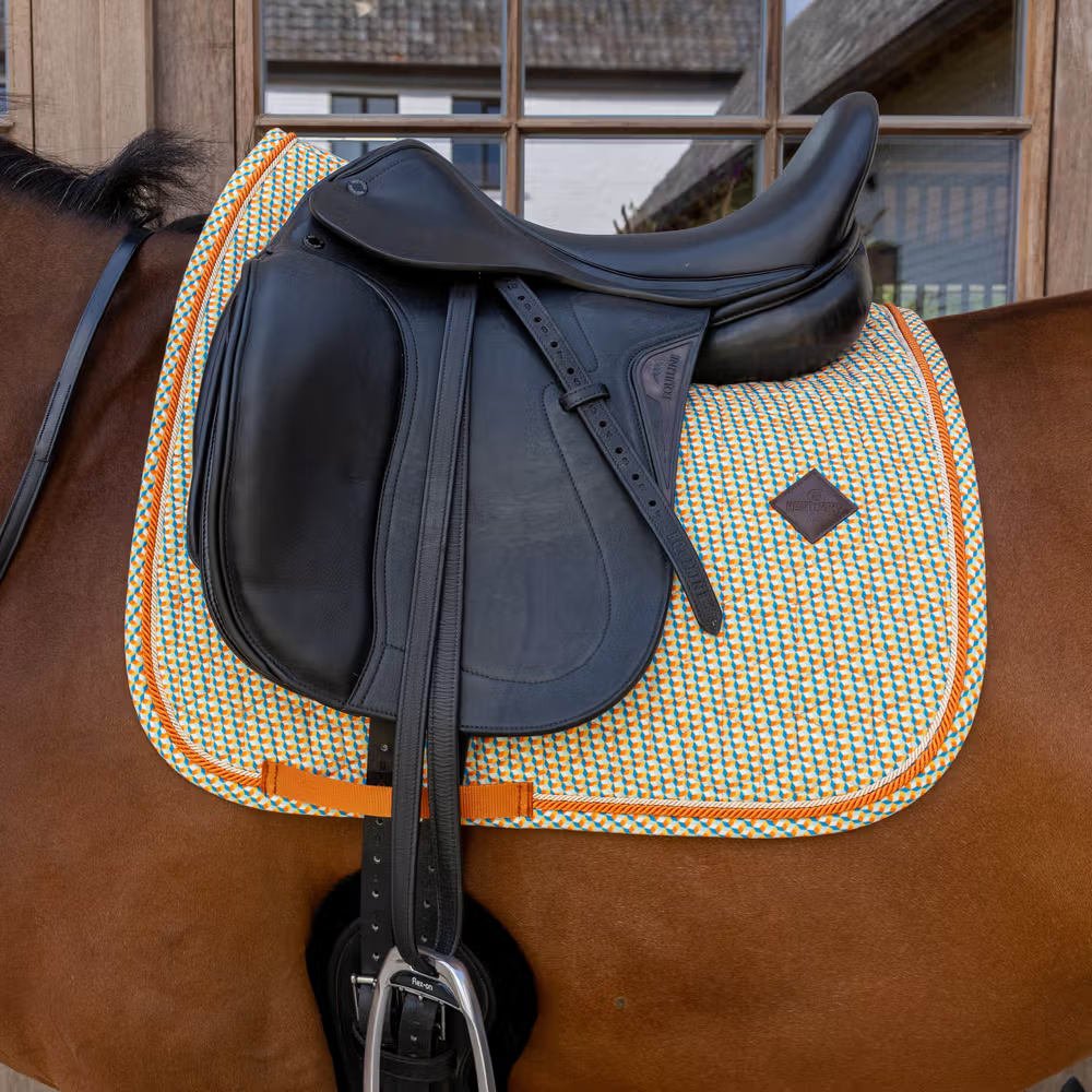 Kentucky Saddle Pad Velvet Printing Dressage - Løwenborg - Kentucky Horsewear