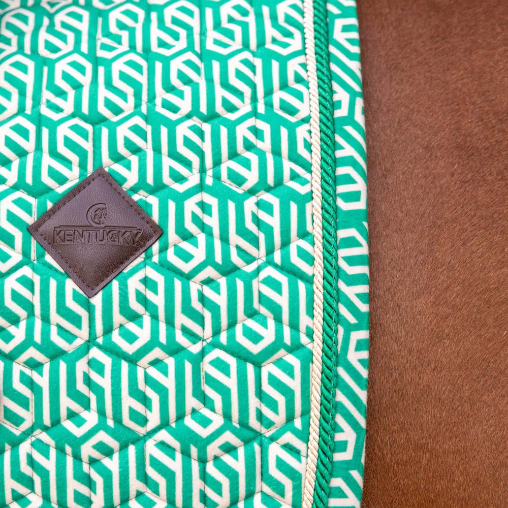 Kentucky Saddle Pad Velvet Printing Dressage - Løwenborg - Kentucky Horsewear