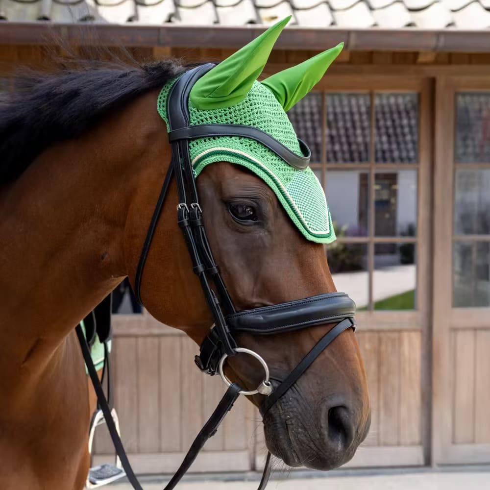 Kentucky Fly Veil Wellington Velvet Printing - Løwenborg - Kentucky Horsewear