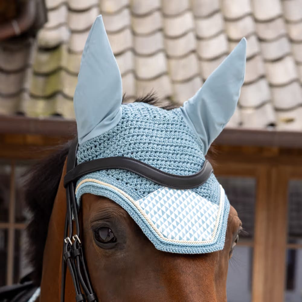 Kentucky Fly Veil Wellington Velvet Printing - Løwenborg - Kentucky Horsewear