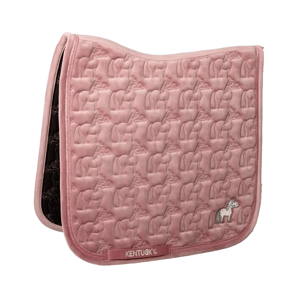 Kentucky Saddle Pad Velvet Sammy Dressage - Løwenborg - Kentucky Horsewear
