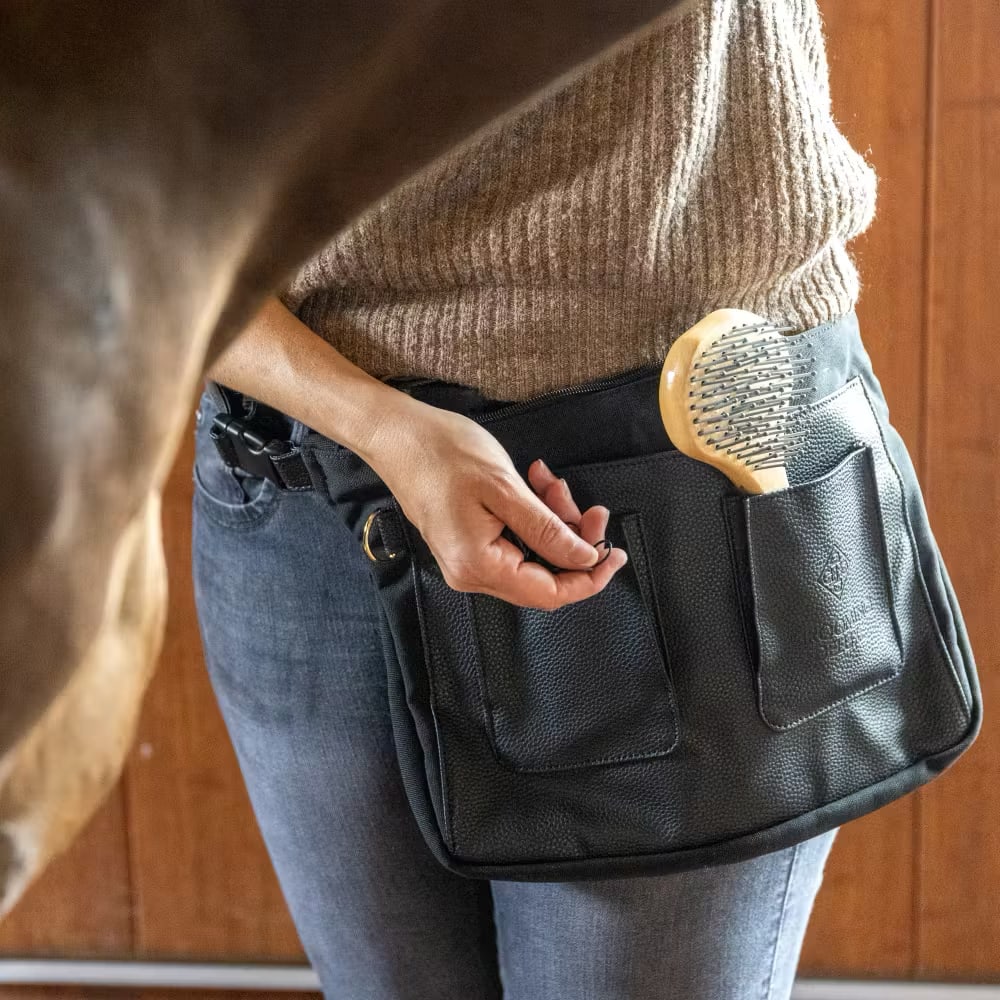 Grooming Deluxe Plaiting Waist Bag Canvas - Løwenborg - Grooming Deluxe