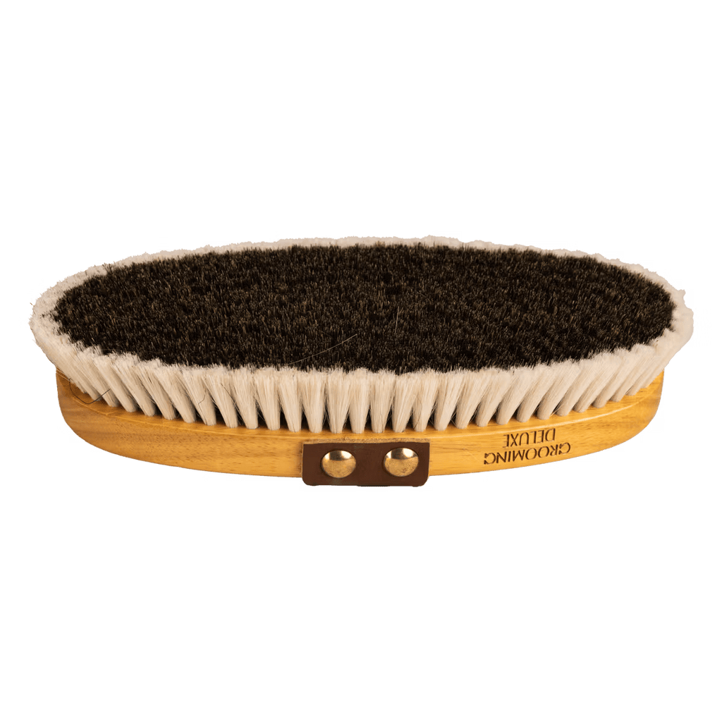 Grooming Deluxe Overall Brush Shine Medium with Horse & Goat Hair - Løwenborg - Grooming Deluxe