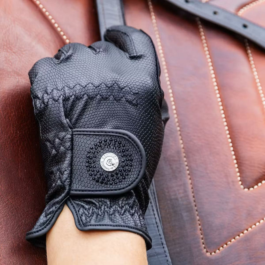 Kentucky Riding Gloves Grip Glitter - Løwenborg - Kentucky Horsewear
