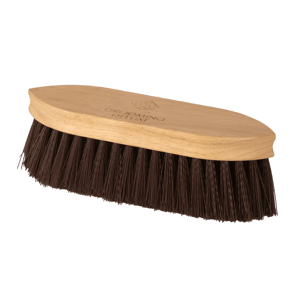 Grooming Deluxe Wooden Classic Brush Short Hard - Løwenborg - Grooming Deluxe