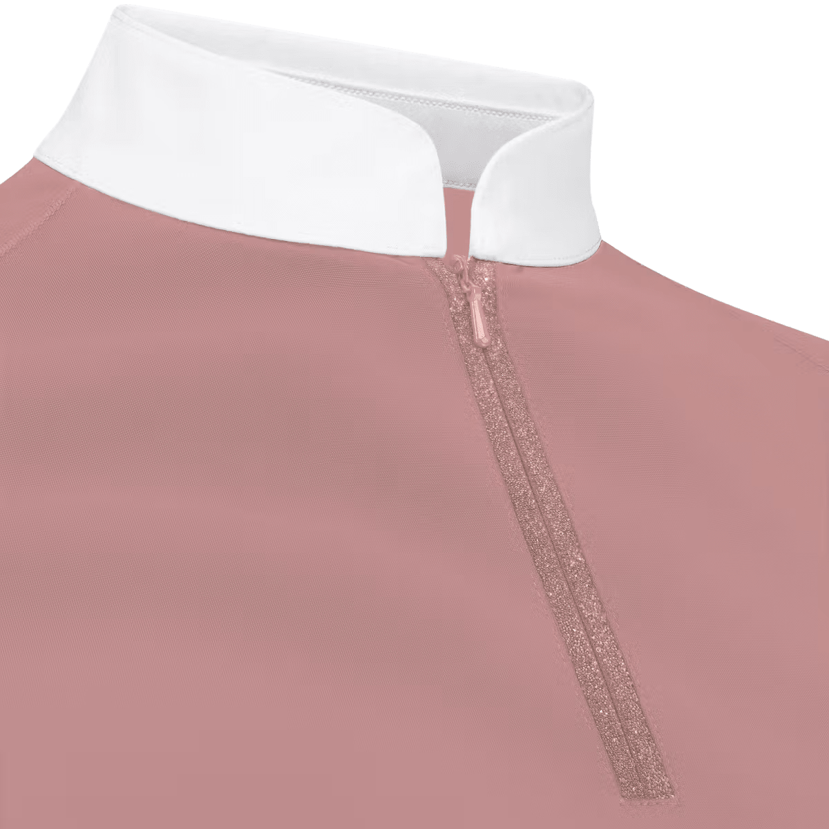 Kentucky Show Shirt Women Classic w/Glitter Zipper Short Sleeve - Løwenborg - Kentucky Horsewear