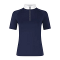 Kentucky Show Shirt Women Classic w/Glitter Zipper Short Sleeve - Løwenborg - Kentucky Horsewear
