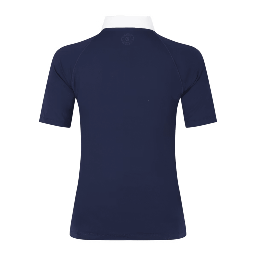 Kentucky Show Shirt Women Classic w/Glitter Zipper Short Sleeve - Løwenborg - Kentucky Horsewear