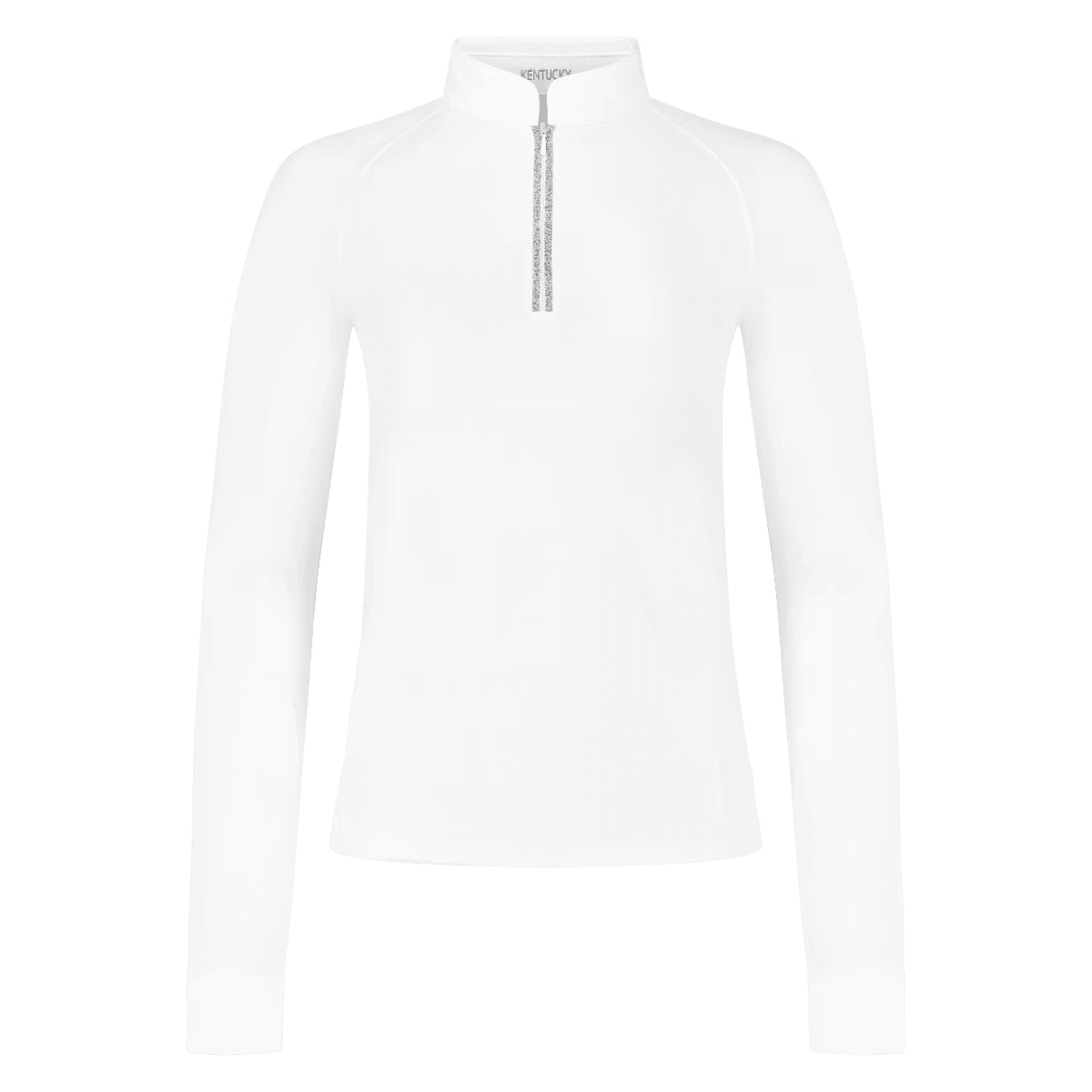 Kentucky Show Shirt Women Classic w/Glitter Zipper Long Sleeve